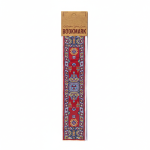 Marcapáginas Tejido Turco con Diseño de Alfombra Miniatura Roja, Procedente de Turquía - Product Image 2