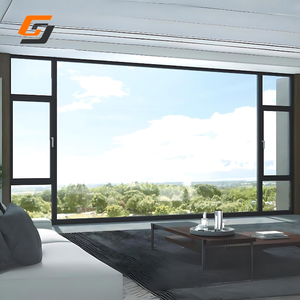 Fenêtres à battants en aluminium de style minimaliste moderne GS, cadre fin, fenêtre en verre pour villa - Product Image 4