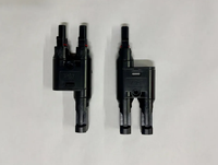 Conector de Ramificación Tipo H Compatible con MC.4, Conexión Paralela de 1 a 3, Divisor de Panel Solar M/FFF F/MMM para Sistema Fotovoltaico