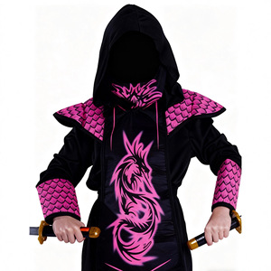 Disfraz de Ninja Superhéroe para Niños de Halloween |   Disfraz para Televisión, Cine y Representaciones Escénicas |   Componente Superior Unisex para Niños - Product Image 2