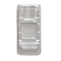 Boîte en plastique antistatique transparente en PET écologique pour le stockage et l'emballage des processeurs AMD AM4 AM5
