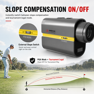 2000m 7X Magnification Slope Flag Lock Rechargeable <b>Laser</b> Meter with Golf Rangefinder and Vibration Magnet - Product Image 1