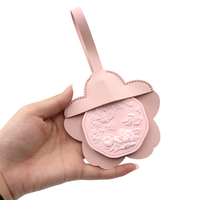 Pochette d'aromathérapie en forme de fleur pour la maison, étui en cuir pour armoire, sac pendentif