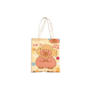 Borsa in tela Capibara 32x36cm con design animale simpatico - Product Image 2