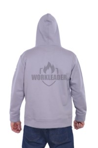 Sudadera con Capucha Protectora con Clasificación ARC CAT2, 100% Algodón, Costuras con Hilo de Aramida Inherente, Chaqueta Resistente a las Llamas para Soldadura de Petróleo y Gas - Product Image 4