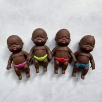 Mini jouet anti-stress noir unisexe pour bébé, à remontée lente, balle de décompression douce, décoration de bureau, cadeau pour adultes et adolescents, vente en gros