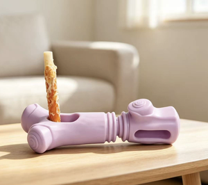 Safety <strong>Bully</strong> <strong>Stick</strong> Holder for Dogs Nylon Chew <strong>Stick</strong> Lock Holder Anti Choking Treat Dispensing Teether Toy for Large Breeds - Product Image 2