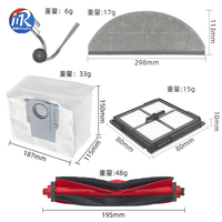 Remplacement de sac de vadrouille de filtre de brosse de rotation de bord de rouleau principal adapté aux pièces d'aspirateur Roborock Q10 S5 Q10V Q10 VF S8 Pro Plus