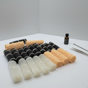 (1 kilogramme) Colle à base de kératine italienne pour extensions capillaires, en bâton de 1 kg, forme de tige de 7 cm, pointe professionnelle pour extensions de cheveux - Product Image 1