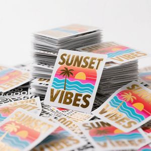 Custom <b>Logo</b> <b>Sticker</b> Label Personalized Brand Packaging Labels Glass <b>Sticker</b> Film with Custom Design Custom <b>Stickers</b> - Product Image 4
