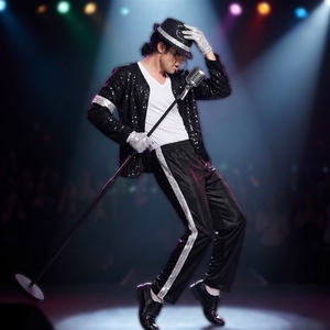 Costume de scène à paillettes pour <span class=keywords><strong>homme</strong></span>, ensemble de cosplay pour soirée disco - Product Image 2