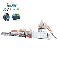 Machine de fabrication de tuyaux d'alimentation en eau et en gaz de grand diamètre en HDPE / MDPE JWELL, extrudeuse plastique / ligne de production d'extrusion