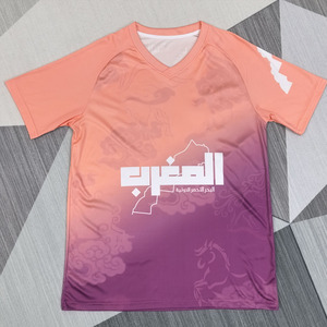 Maillots Marocains YIKE de Haute Qualité 26-27 Nouvelle Édition Fan 100% Polyester Grandes Tailles Nom d'Équipe Personnalisé Vente Directe Usine - Product Image 2