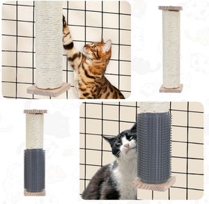 Poste de rascado para gatos alto y moderno con pista de bolas de madera, juguete interactivo de Sisal para Navidad y Halloween, árboles de madera duraderos para gatos - Product Image 3