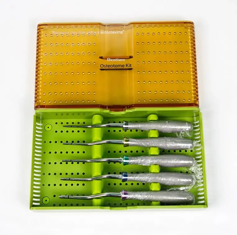 5 cái nha khoa phẫu thuật cấy ghép dentium xof Angled osteotome Kit