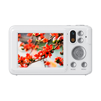 Cámara con IA de 64MP, 4K, Zoom 16x, Traducción de Fotos, Creación de Voz, Compacta, Portátil, CMOS, Pantalla Táctil, Cámara Digital Inteligente con Reconocimiento Facial