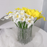 Bouquet de fleurs artificielles de lys blancs pour mariage, douche nuptiale, cadeau de bénédiction, décoration intérieure, fausses fleurs de lys
