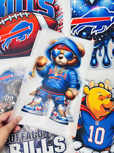 Vinilo Termotransferible Plastisol Personalizado <span class=keywords><strong>de</strong></span> los Buffalo Bills, Impresión DTF, Adhesivo para Camisetas, Impresión Termotransferible Duradera - Product Image 4