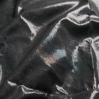 Entoilage rigide en coton noir tissé de qualité supérieure pour col