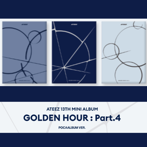 KPOP ATEEZ 13º Mini Álbum GOLDEN HOUR Part.4 POCAALBUM VER Álbum de Música Digital Oficial del Grupo de Chicos Coreanos, Regalo Coleccionable - Product Image 5