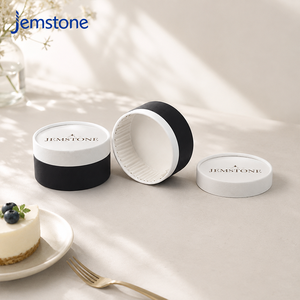 Customized Eco Friendly Oven-proof Cardboard Cylinder Packaging Pastry Cake Paper Tube Canister for Basque Cheesecake <b>Box</b> - Product Image 2