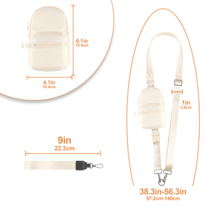 Clip and Go Strap pour téléphone avec portefeuille Bandoulière pour hommes femmes Téléphone Daypack Cross Body Sacs à bandoulière avec porte-clés - Product Image 3
