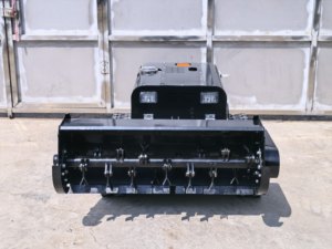 Débroussailleuse à chenilles diesel 25KW télécommandée, robuste, pour fermes, vergers et remise en état des terres - Product Image 5