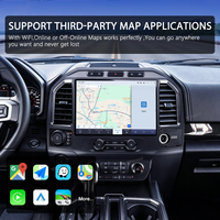 Autoradio Android 13 avec écran tactile de 13 pouces compatible avec Ford F150 F250 F350 F450 Raptor 2015-2020, lecteur multimédia Carplay, navigation GPS