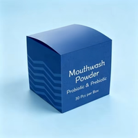 Poudre de bain de bouche probiotique et prébiotique OEM - 60 sachets par boîte