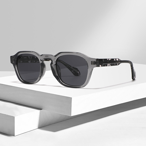 2025 nouvelles tendances marques de luxe épais cadre carré lunettes de soleil mode haute qualité lunettes de soleil nuances acétate cadre lunettes de soleil - Product Image 5