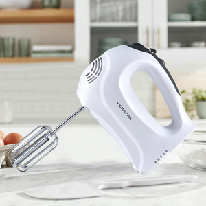 Máy đánh trứng cầm tay điện MOSEENER 7 tốc độ 300W, dùng cho bánh, sữa, bột nhỏ, tô trộn đứng dùng trong nhà bếp - Product Image 1