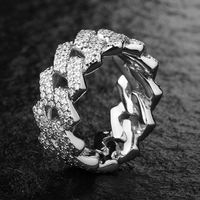 Vente en gros de Moissanite en or massif, bagues AU585 14k, bagues de mariage, bijoux fins, cadeau de mariage pour femmes, taille personnalisée