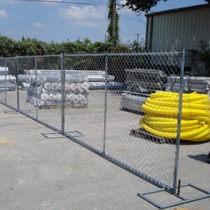 Clôture de sécurité temporaire de style américain, panneau de clôture en chaîne galvanisée antirouille pour la sécurité, chantier de construction, barrière - Product Image 3