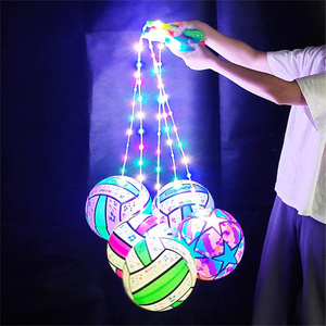A buon mercato incandescente giocattolo per bambini palla gonfiabile Fitness portatile rimbalzante agitare la palla <span class=keywords><strong>Led</strong></span> piscina luminoso palle da spiaggia per i bambini - Product Image 5