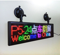 Panneau d'affichage LED à défilement programmable couleur unique P7.62 panneau d'affichage LED à matrice de points extérieure