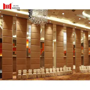 Interior Movable Sound Proof Folding Partition Wall Hotel Movable Partition Temporary Walls Operable Partition Wall