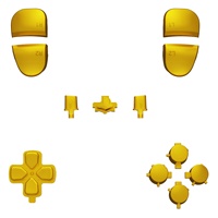Kits de boutons de remplacement personnalisés EXtremeRate, ensemble complet de boutons pour manette PS5 Edge