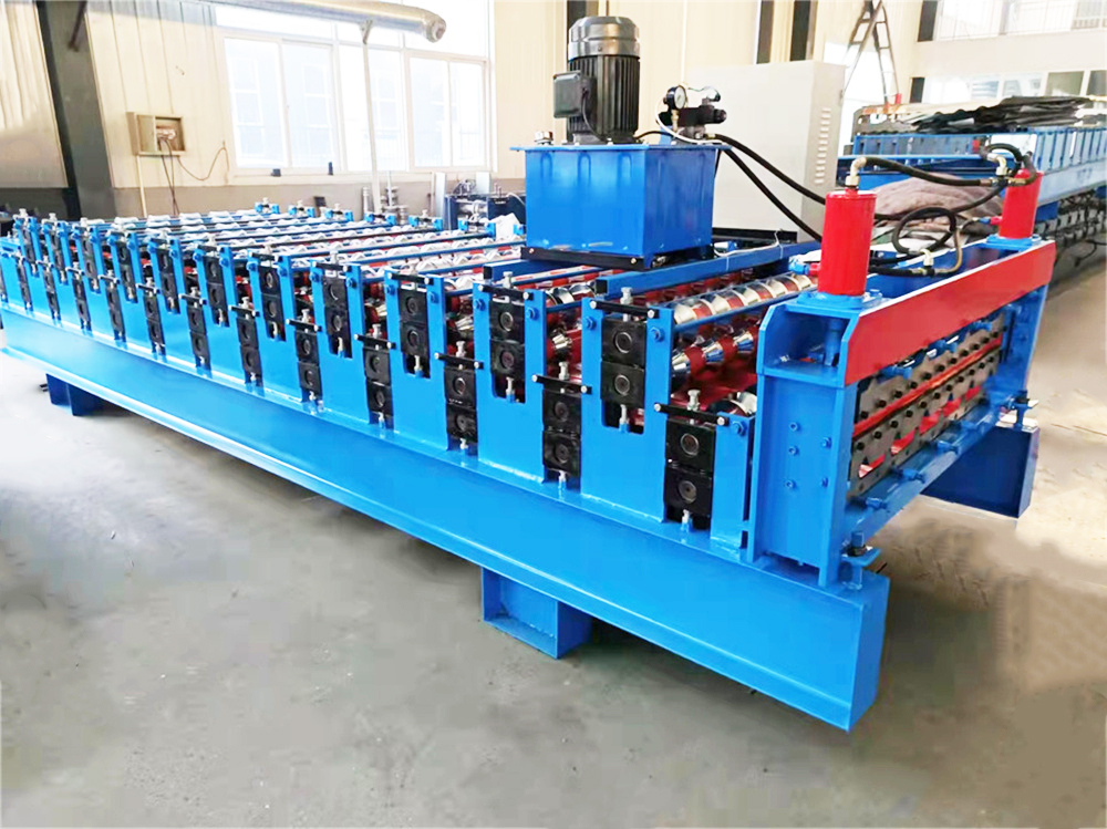 Automatic PPGI GI PPGL GL Corrugated IBR Panel Double Layer Metal Roofing Roll Forming Machine Roof Sheet Tile Making Machine