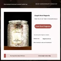 Lilin Aromaterapi Hadiah Mewah untuk Ulang Tahun, Souvenir Bernilai Tinggi, Desain Bunga Matahari untuk Rumah, Lilin Buatan Tangan dari Campuran Lilin Kedelai Bentuk Cangkir