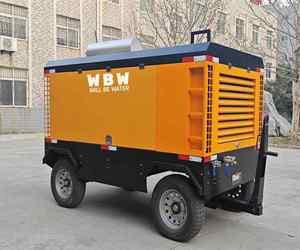 Wbw SDY-21/13 21m ³/PHÚT Máy nén khí trục vít DIESEL di động 13bar được trang bị hoạt động khai thác mỏ động cơ Cummins yuchai - Product Image 4