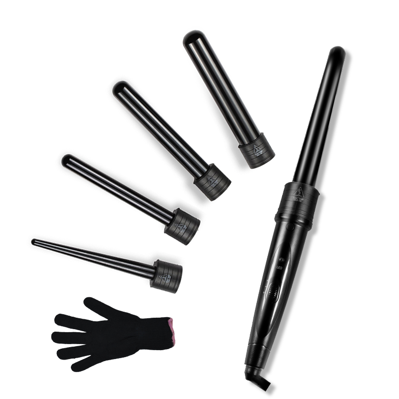 Многофункциональное салонное оборудование для волос, бигуди, горячие инструменты, щипцы для завивки, железный стержень с керамическим покрытием, светодиодные бигуди, ролики