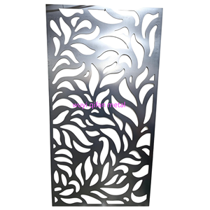 Panneaux décoratifs en métal découpés au laser pour cloisons de séparation et revêtements de façade - Product Image 1