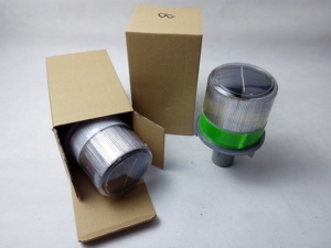 LED Solar Powered Road <b>Light</b> Push Button Switch Traffic Barricade <b>Light</b> - Product Image 4