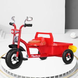 Offre Spéciale extérieur enfants tricycle vélocipède avec grand seau arrière/enfants monter sur tricycle avec siège en cuir confortable tricycle - Product Image 3