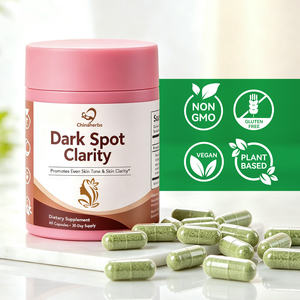 Cápsulas de Glutatión de Marca Privada Chinaherbs, Fórmula Personalizada, Suplemento para Aclarar la Piel, Fabricación OEM, cGMP, BRC, HACCP - Product Image 1