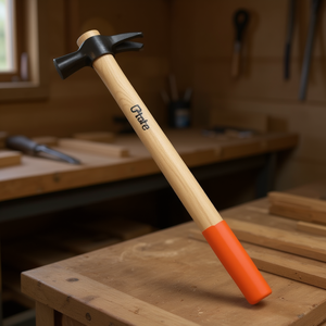 Marteau de charpentier Ttake 5087 avec manche en bois et poignée orange pour la menuiserie et le ciselage - Product Image 3