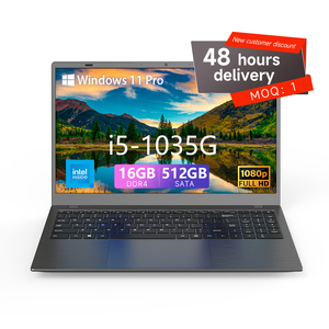 48 giờ Giao hàng 15.6 inch Win 11 máy tính xách tay lõi mới i5 2.6GHz 16GB RAM 512GB Rom notbook <span class=keywords><strong>PC</strong></span> Máy tính chơi game máy tính xách tay - Product Image 1