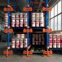 Système de rayonnage à navette en acier haute capacité, rayonnage à navette automatique pour palettes, rayonnage de stockage robuste, grue de manutention radio pour navettes