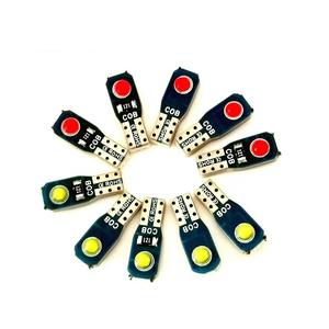 ไฟ LED รถยนต์ T5 Cob 2SMD ไฟแผงหน้าปัด ไฟเกียร์ ไฟแอร์ หลอดไฟ LED หลากสี - Product Image 1