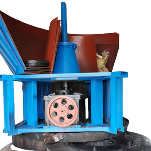 1500 1600 Zweiwalzen-Nassmühle Gold-Rundmühle für Goldgestein-Mahlung mit 1 2 3 Tph Kapazität im Bergbau in Simbabwe - Product Image 1